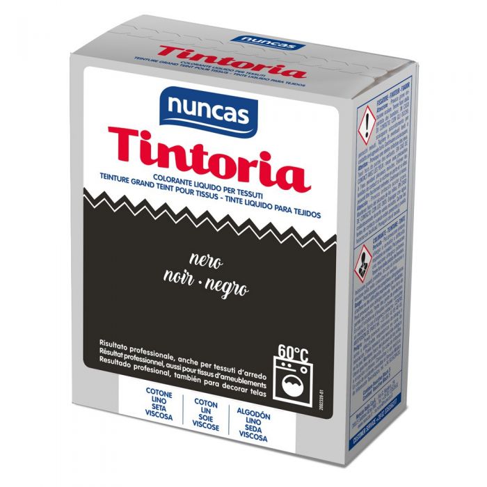 NUNCAS TINTORIA 100ML PER TESSUTI NERO