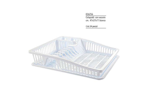 ARBEMA SCOLAPIATTI BIG CON VASSOIO CM.47X37X11 BIANCO