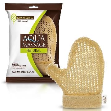 AQUA MASSAGGE NATURAL GUANTO MASSAGGIO SISAL ESFOLIANTE