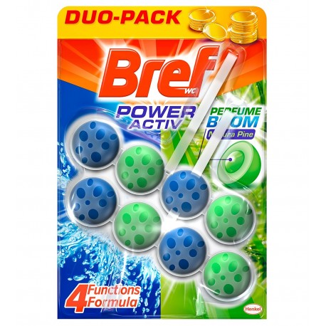 BREF WC TAVOLETTE POWER ACTIVE DUO PACK 2X50G PINE