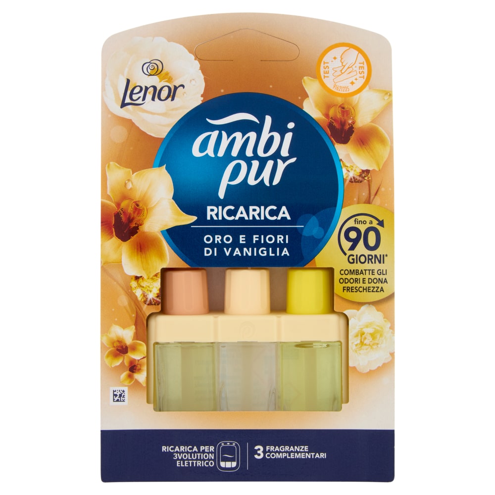 AMBIPUR 3VOLUTION RICARICA 20ML LENOR ORO E FIORI DI VANIGLIA