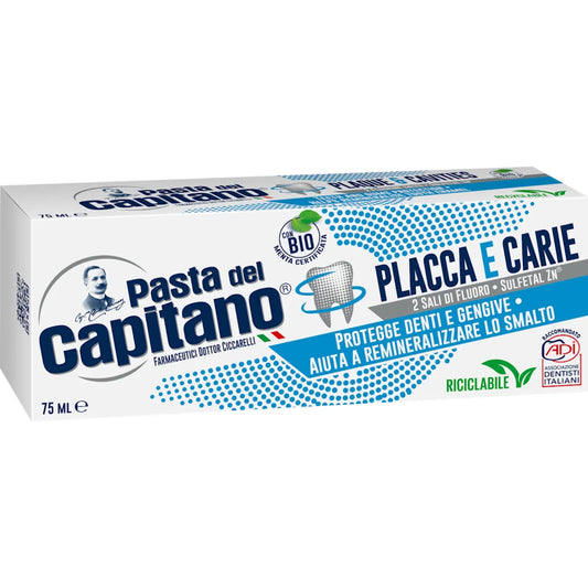 PASTA DEL CAPITANO DENTIFRICIO 75ML PLACCA E CARIE