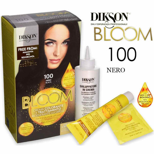 DIKSON BLOOM CREMA COLORANTE SENZA AMMONIACA 100 NERO