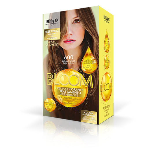 DIKSON BLOOM CREMA COLORANTE SENZA AMMONIACA 600 BIONDO SCURO