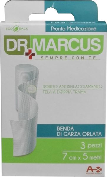 DR MARCUS BENDA DI GARZA ORLATA 7CMX5MT 3PZ