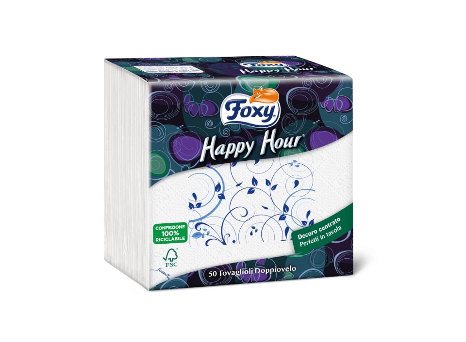 FOXY TOVAGLIOLI HAPPY HOUR 33X33 50PZ