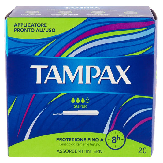 TAMPAX SUPER X20 FINO A 8H