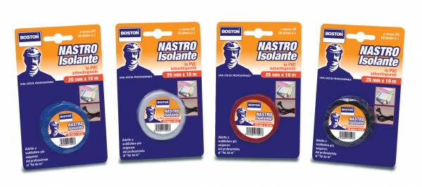 BOSTON NASTRO ISOLANTE 25MMX25MT NERO