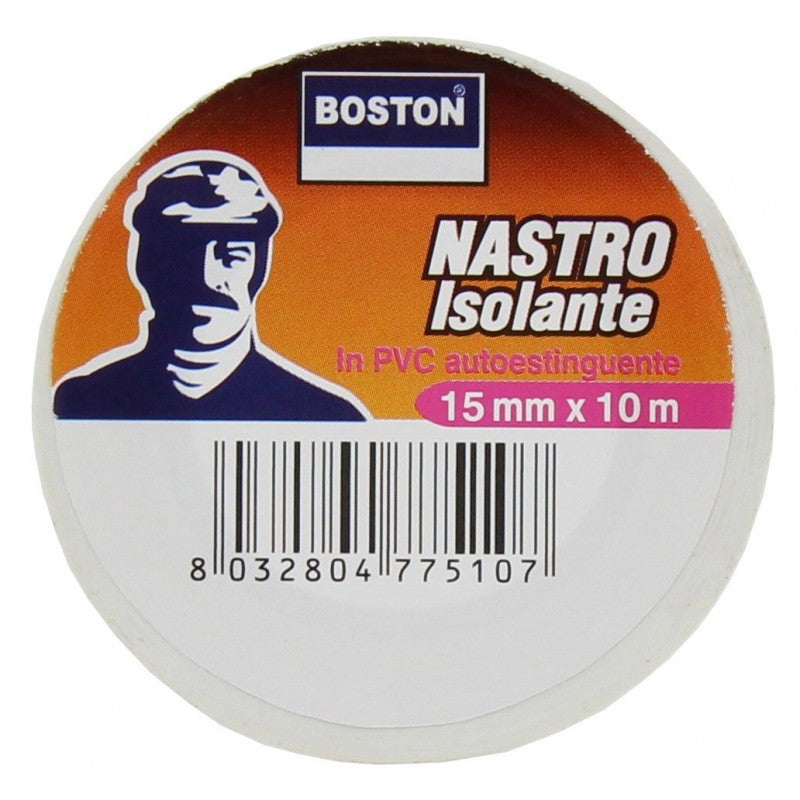 BOSTON NASTRO ISOLANTE 15MMX10MT BIANCO