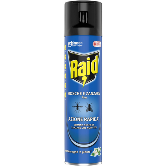 RAID MOSCHE E ZANZARE PLUS SPRAY 400ML