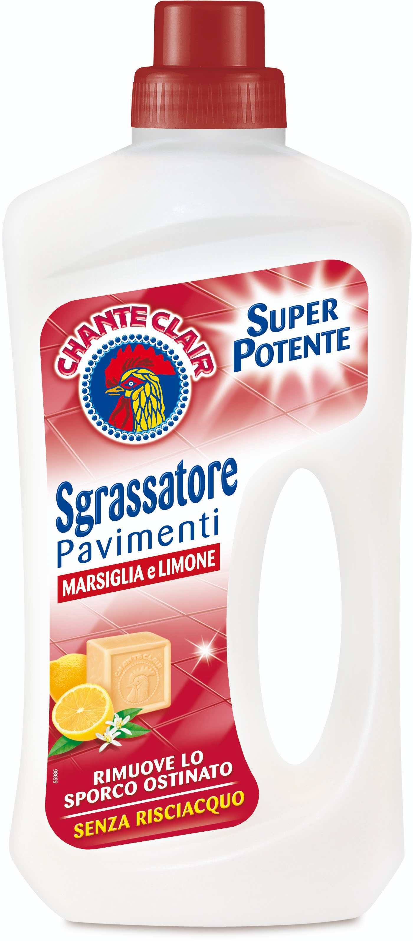 CHANTECLAIR PAVIMENTI SGRASSATORE 750ML MARSIGLIA E LIMONE SENZA RISCIAQUO