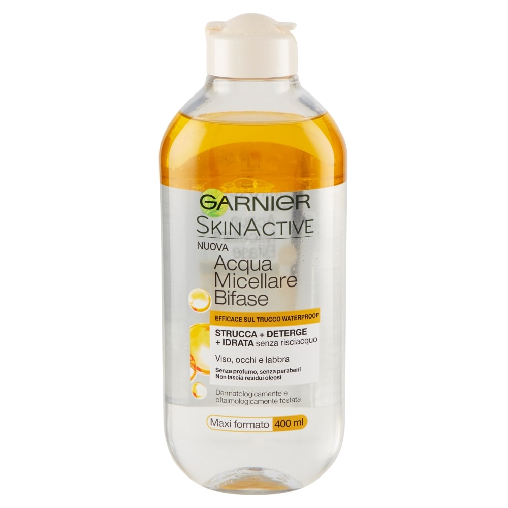 GARNIER ACQUA MICELLARE BIFASE 400ML CON OLIO D'ARGAN