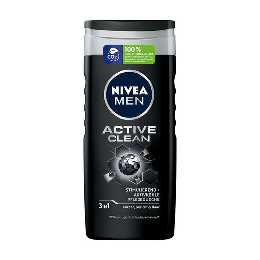 NIVEA MEN DOCCIA SHAMPOO 250ML 3IN1 ACTIVE CLEAN