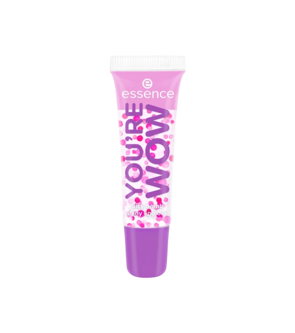 ESSENCE SAY IT WITH JUICY LUCIDALABBRA JUICY BOMB YOU'RE WOW 04 STRWBERRY SPLASH