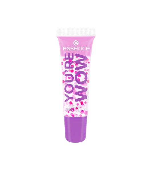 ESSENCE SAY IT WITH JUICY LUCIDALABBRA JUICY BOMB YOU'RE WOW 04 STRWBERRY SPLASH