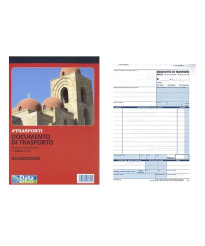 DATA UFFICIO DOCUMENTO DI TRASPORTO TRIPLICE COPIA