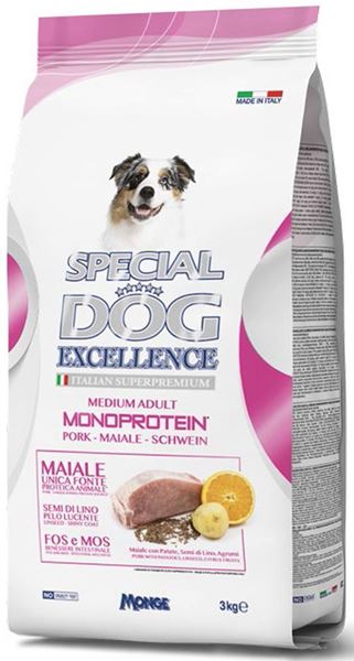 SPECIAL DOG EXCELLENCE CROCCANTINI 3KG MEDIUM ADULT MONOPROTEIN MAIALE