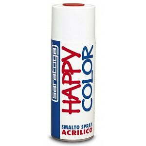 SARATOGA HAPPY COLOR SMALTO SPRAY ROSSO TRAFFICO RAL 3020 400ML