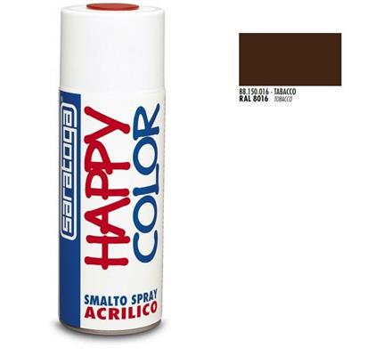 SARATOGA HAPPY COLOR SMALTO SPRAY TABACCO RAL 016 400ML