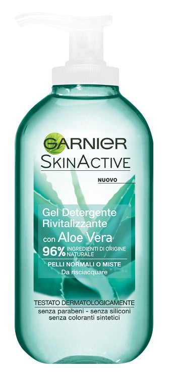 GARNIER SKIN ACTIVE GEL DETERGENTE RIVITALIZZANTE ALOE 200ML PELLI NORMALI O MISTE