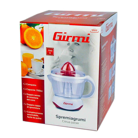 GIRMI SPREMIAGRUMI ELETTRICO 25W CAPACITA' CARAFFA 700CC