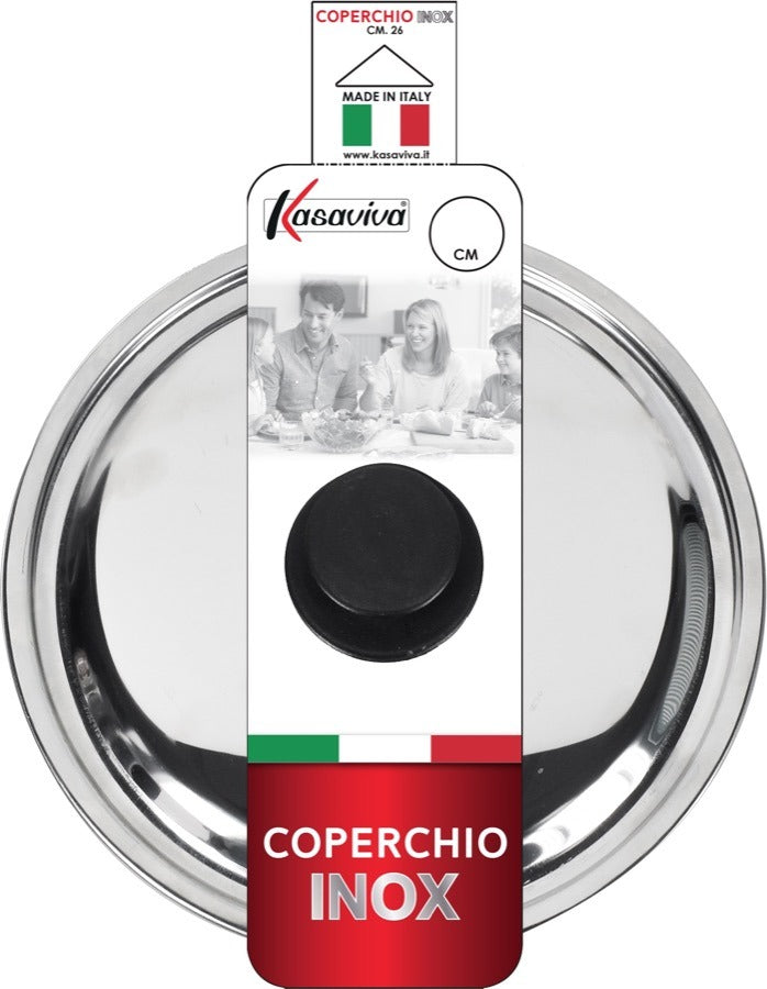 KASAVIVA COPERCHIO INOX 26CM
