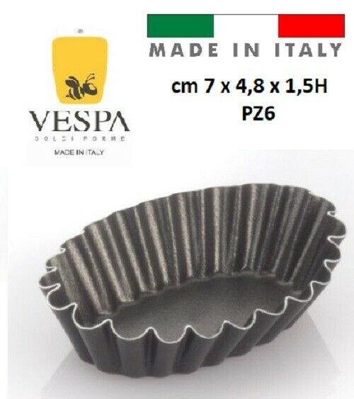 VESPA FORMA RICCIA OVALE CM.7 6PZ