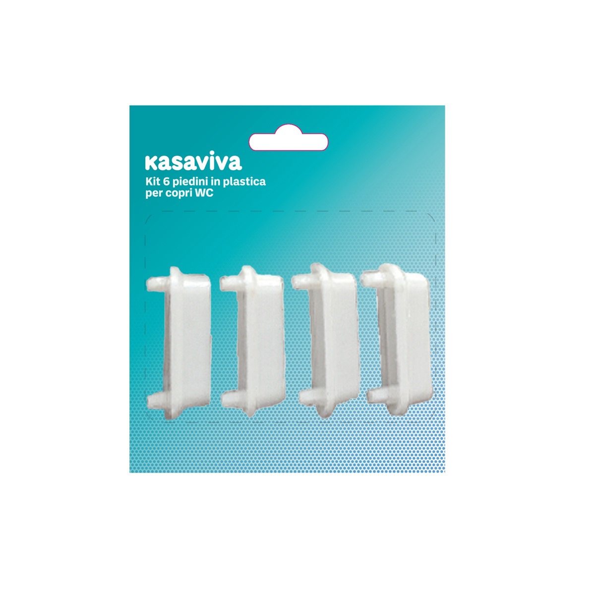 KASAVIVA SET PIEDINI IN PLASTICA PER WC