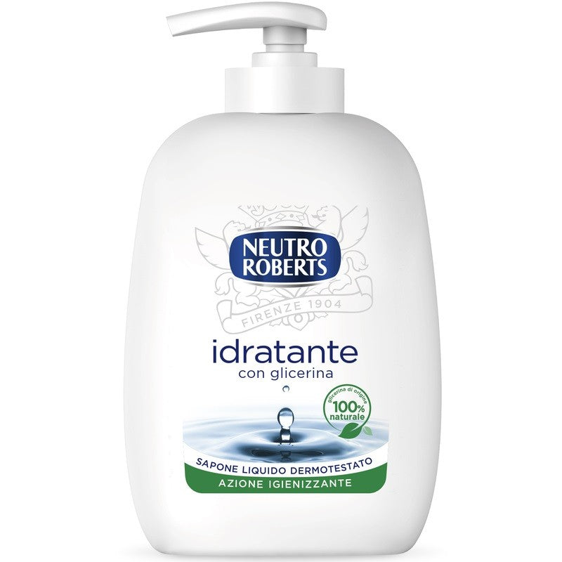 NEUTRO ROBERTS SAPONE LIQUIDO 200ML IDRATANTE CON GLICERINA