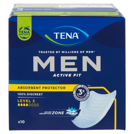 TENA MEN ABSORBENT PROTECTOR LEVEL 2 X10
