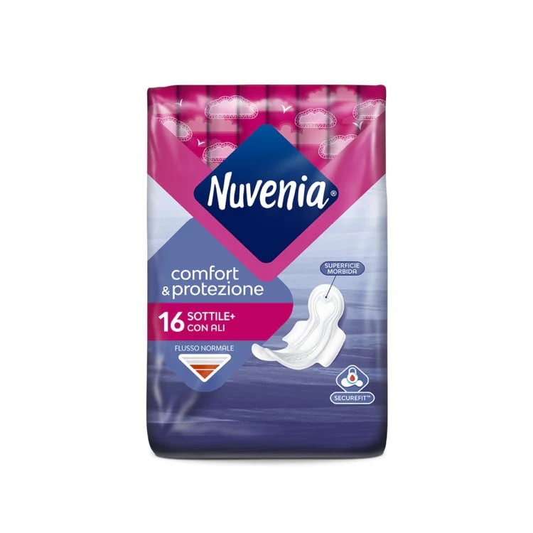 NUVENIA COMFORT&PROTEZIONE SOTTILE+ X16 CON ALI FLUSSO NORMALE