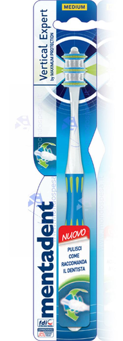 MENTADENT SPAZZOLINO VERTICAL EXPERT MEDIO