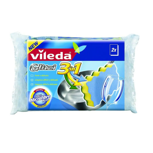 VILEDA GLITZI 3IN1 FORTE E DELICATO X2