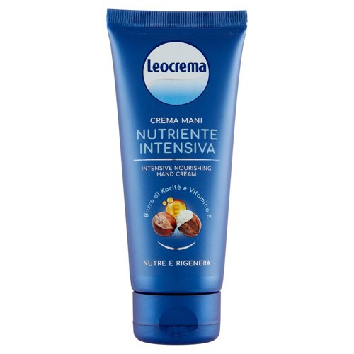 LEOCREMA CREMA MANI NUTRIENTE INTENSIVA TUBO 100ML BURRO DI KARITE' E VITAMINA E