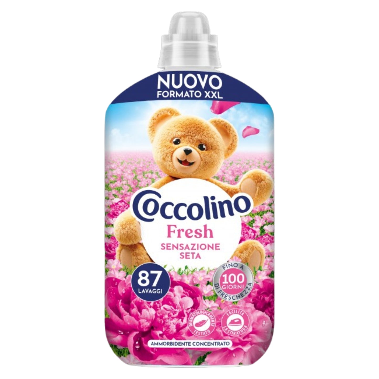 COCCOLINO AMMORBIDENTE CONCENTRATO XXL 1,827L 87LAV. FRESH SENSAZIONE SETA