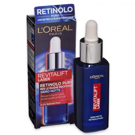 L'OREAL REVITALIFT LASER RETINOLO PURO SIERO NOTTE 30ML