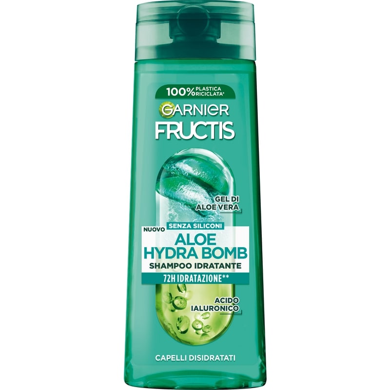 GARNIER FRUCTIS SHAMPOO 250ML ALOE VERA HYDRA BOMB