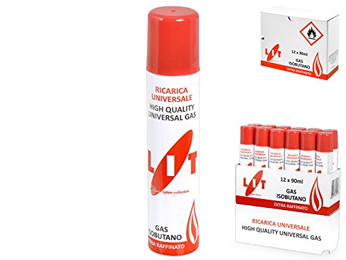 LIT GAS ISOBUTANO RICARICA 90ML