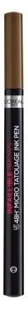 L'OREAL INFAILLIBLE BROW MICRO TATOUAGE INK PEN MATITA SOPRACCIGLIA 5.0 LIGHT BRUNETTE