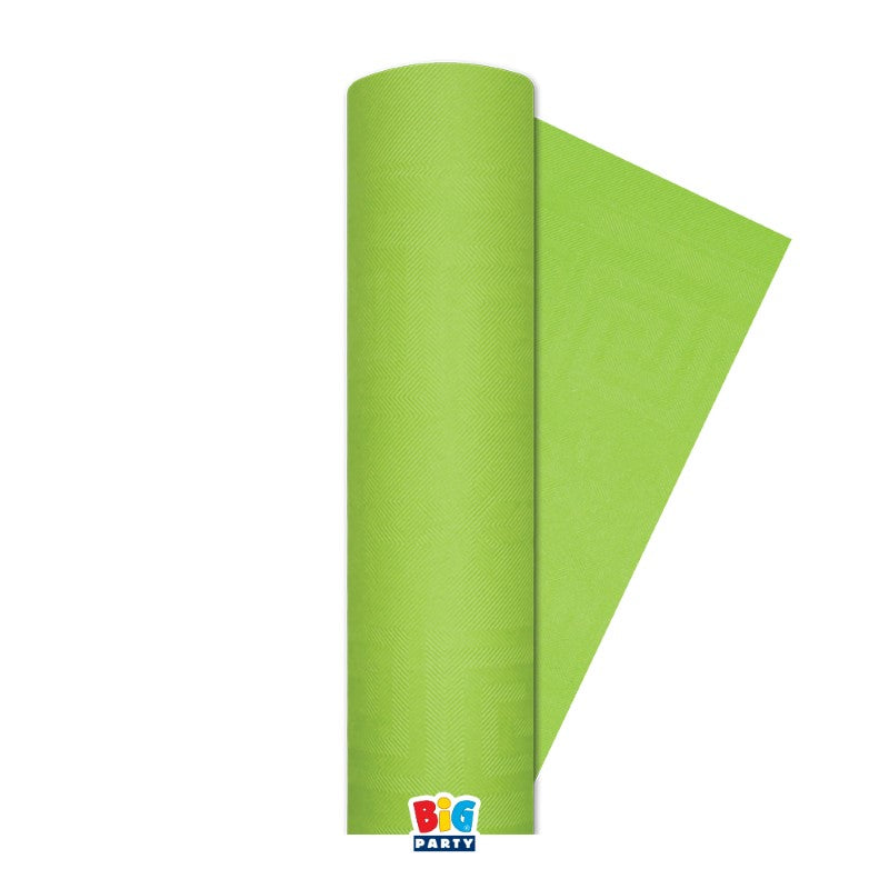 BIG PARTY TOVAGLIA DAMASCATA 1,20X5MT VERDE MELA