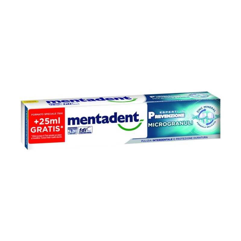 MENTADENT DENTIFRICIO 75+25ML MICROGRANULI