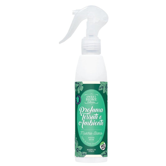 SWEET HOME PROFUMA TESSUTI E AMBIENTE 250ML MUSCHIO BIANCO