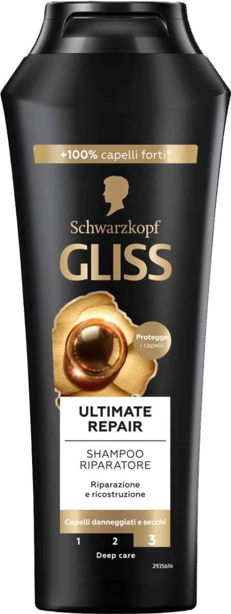 TESTANERA GLISS SHAMPOO 250ML ULTIMATE REPAIR RIPARATORE