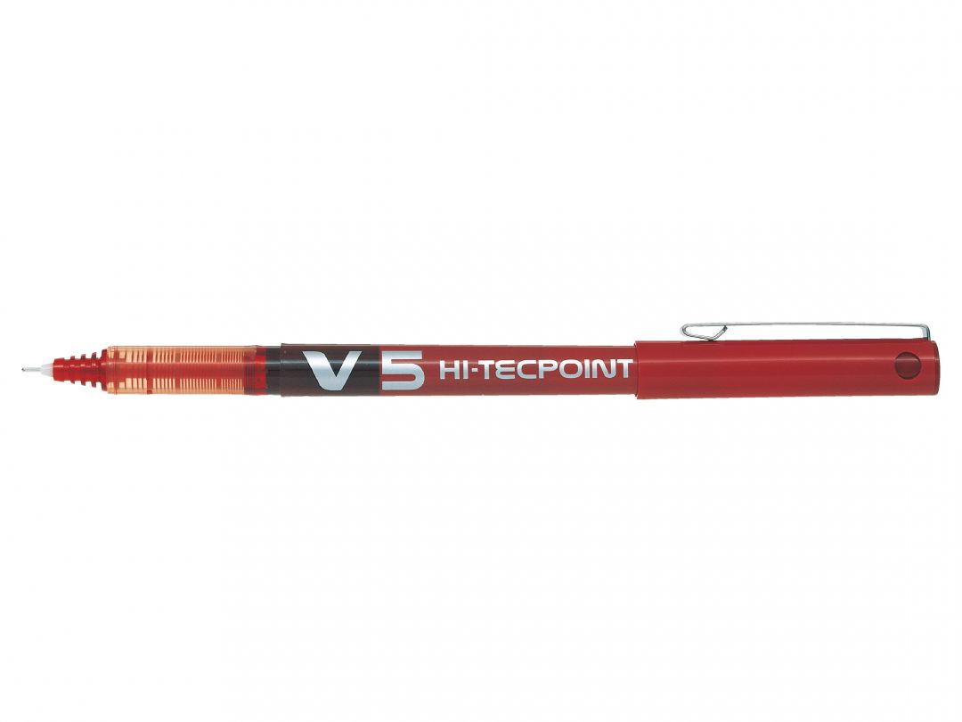 PILOT V5 HI-TECPOINT 0.5 ROSSA