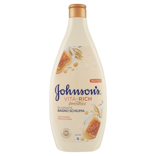 JOHNSON'S VITA-RICH BAGNOSCHIUMA 750ML YOUGURT, MIELE E AVENA
