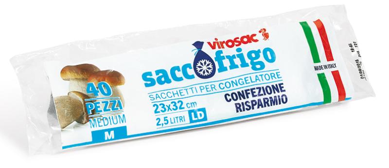 VIROSAC SACCOFRIGO ROTOLO 40PZ M 23X32
