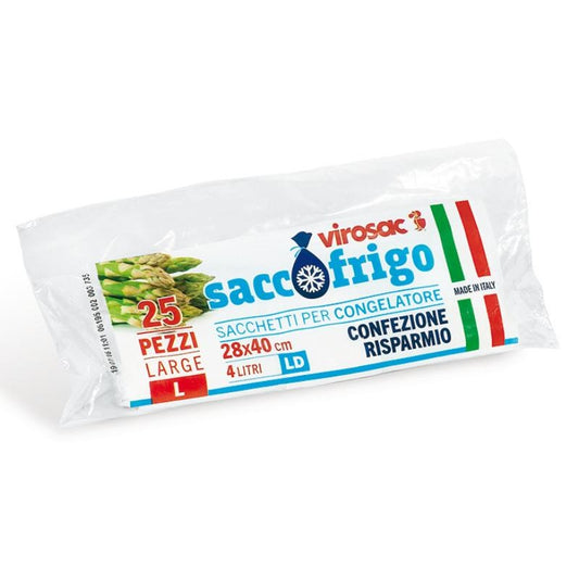VIROSAC SACCOFRIGO ROTOLO 25PZ L 28X40 4L LD