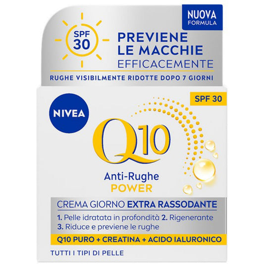 NIVEA Q10 POWER ANTI-RUGHE CREMA GIORNO EXTRA RASSODANTE SPF30 50ML