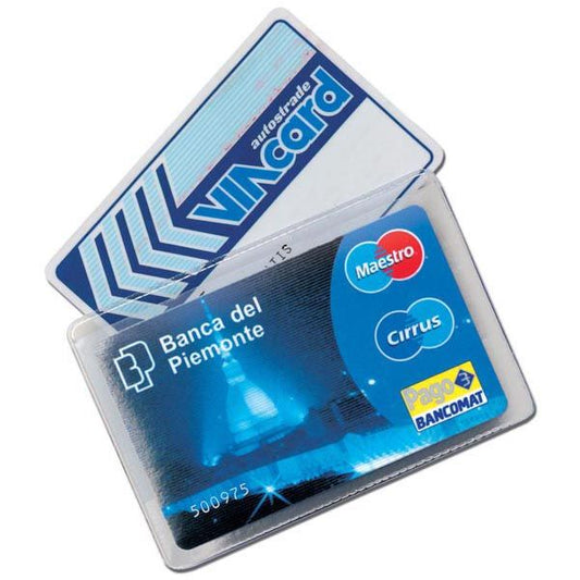 ALPLAST PORTACARTE 2 POSTI TRASPARENTE