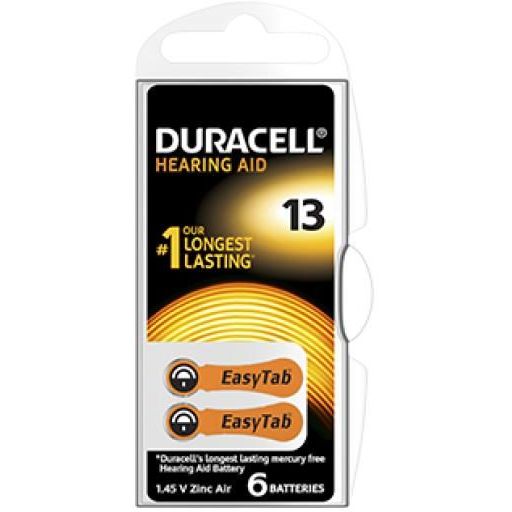 DURACELL ACTIVAIR HEARING AID CODE: 13 6PZ